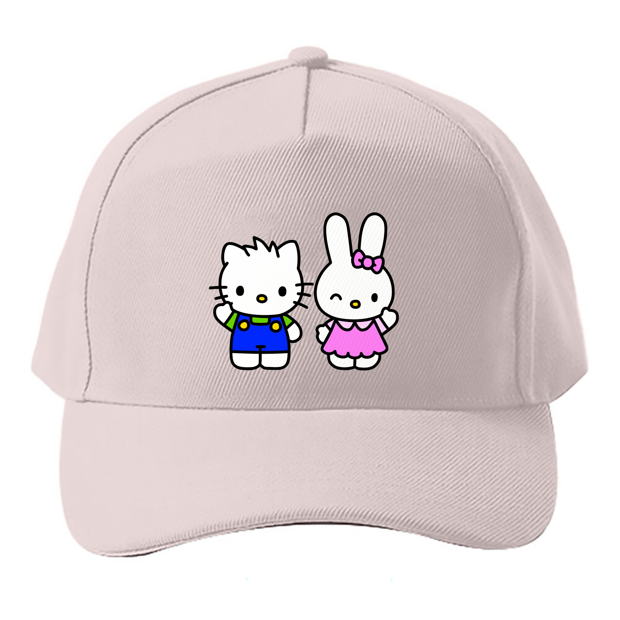 （画像用） Hello Kitty ハローキティ ベースボールキャップ 綿100％ 男女兼用 帽子 スポーツ